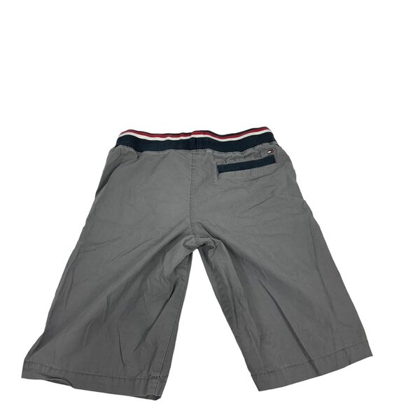 Tommy Hilfiger Boys XL Gray Cargo Shorts W/ Striped Elastic Waistband - Picture 2 of 5